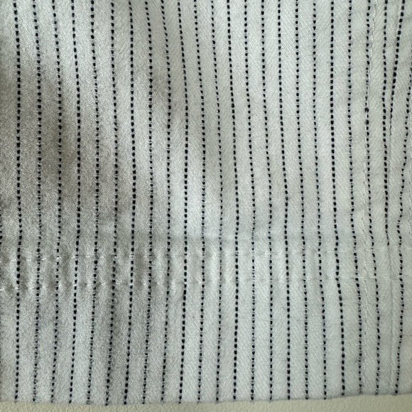 Free People Modern Femme Pinstripe Skirt in Black and White Combo Size 8 - Picture 5 of 9